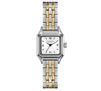 VICTORIA HYDE Small Dial Womens Watch, Square Watches for Women, Silver and Gold