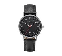 VICTORIA HYDE Women Watch Weimar 38 Classic Bauhaus Automatic - 38 mm Stainless Steel Case, Dark Grey Dial, 5 ATM Water Resistant, Mechanical Movement, Leather Strap