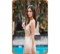 Victoria Justice Celebrity Poster Home Wall Art Decoration Retro Metal Tin Sign 8x12 inch