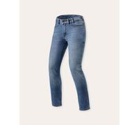 Victoria Ladies SF Classic Blue Distressed Jeans in 29 Leg Length 34 in.
