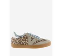 Victoria Leopard Print Cup Sole Trainers Beige