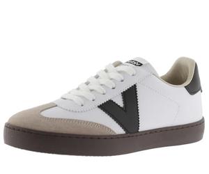 victoria Low-Top Unisex Berlin Ciclista Leather Effect & Contrast Parts & Split Leather Toe 1126186 for Adults