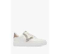 VICTORIA Madrid Bronze Glitter V Logo Trainers Size: 39, Colour: Beige