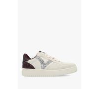 VICTORIA Madrid Burgundy Glitter V Logo Trainers Size: 37, Colour: Bro