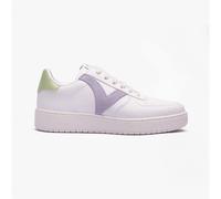 Victoria Madrid Womens Faux Leather Lace-Up Breathable Casual Pastel Multi Shoes