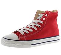 Victoria Men's Botin Basket Autoclave High Sneakers, Rouge Rojo, 3.5 UK