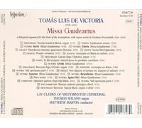 VICTORIA: MISSA GAUDEAMUS / MARTIN, WESTMINSTER CATHEDRAL LAY CLERKS NEW CD