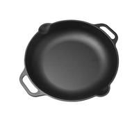 Victoria Paella Pan Induction, Enamelled Cast Iron 33 cm, Suitable for Fire, Barbecue, Oven, Ceramic Hob, Gas, Skillet, Frying Pan, Toxic Free Without PTFE or PFOA