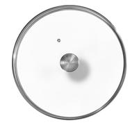 VICTORIA Round 13-Inch Glass Lid for Cast-Iron Skillet or Pan, Custom Made for Only Brand