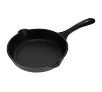Victoria Seasoned Cast Iron Induction Frying Pan, 16.5 cm, Suitable for Stovetop, Barbecue, Oven, Ceramic Hob, Gas, Skillet Free of Toxic Substances, Without PTFE or PFOA