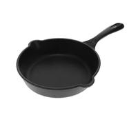 Victoria Seasoned Cast Iron Induction Frying Pan, 20cm, Suitable for Stovetop, Barbecue, Oven, Ceramic Hob, Gas, Skillet Free of Toxic Substances, Without PTFE or PFOA