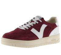 victoria Seul Split Leather Low-Top Trainers & Pieces & Laces in Contrast 1257138 for Women Burdeos 39