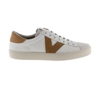 Victoria Shoes Berlin Womens Ladies White Brown Lace Up Trainers Size 4-8