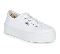 victoria Women's Basket Lona Plataforma Trainers, White, 4.5 UK