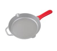 Victoria Silicone Cast Iron Handle Cover. For 10 to 12 inch Skillets, Large, Red