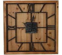 Victoria Square Wooden Wall Clock - 90cm x 90cm
