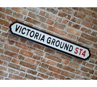 Victoria Stoke Indoor Football City Street Sign Stoke