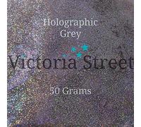 Victoria Street Glitter - Holographic Grey - Fine 0.008" / 0.2mm (Gunmetal)[10 Grams]