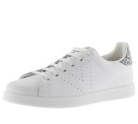 victoria Tenis Leather Low Tennis & Glitter Back & Perforated Logo 1125104 for Women Antracita 37