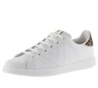 victoria Tenis Leather Low-Top Trainers & Glitter Back & Perforated Logo 1125104 for Women Taupe 40