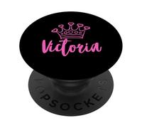 VICTORIA the Queen / Name & Crown for Women Called Victoria PopSockets Adhesive PopGrip