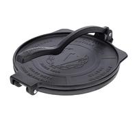 VICTORIA Tortilla Press for Mexican Tortillas Cast Iron HD Pre-seasoned 25 cm, Professional Colombian Pataconera for Making Tacos, Arepas, Quesadillas, Empanadas, Patacones, Roti Maker