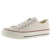 victoria Tribu Canvas Low Tennis & Retro Logo & Shiny Finish Sole 1057100 for Women Crudo 37
