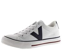 Victoria Tribu Lona Contraste, Basket Unisex, Blanco, 37 EU