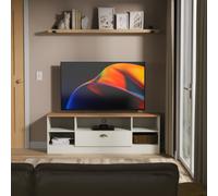 Albert Wide 1 Drawer TV & Media Unit (Ready Assembled) Ready Assembled 2 U Cream Large