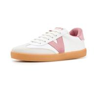 Victoria Unisex Berlin Ciclista & Suede Sneaker, Rosa, 9 UK