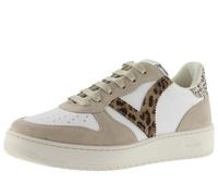 victoria Unisex Gong Fu Canvas & Side Elastics & Caramel Sole 108019 for Children, Platinum, 7 UK