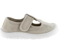 victoria Unisex Gong Fu Canvas & Side Elastics & Caramel Sole 108019 for Children, White Ice, 23 EU