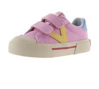 victoria Unisex Tribu Minimalist Multicolored Canvas Trainers & Double Hook-and-Loop Closure & Wide Fit 1355103 for Kids ROSA 23