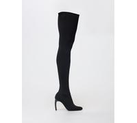 VICTORIA VICTORIA BECKHAM Harlow Microfiber Over-the-Knee Boots with Curved High Heel - Size: 40 - female