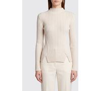 VICTORIA VICTORIA BECKHAM Ribbed Cashmere-Blend Sweater with a Front Slit - Size: S - female