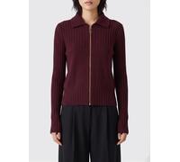 VICTORIA VICTORIA BECKHAM Ribbed Wool and Cashmere Cardigan with Zip - Size: M - female