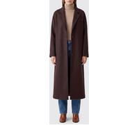VICTORIA VICTORIA BECKHAM Single-Breasted Long Virgin Wool Blend Coat - Size: 10 - female