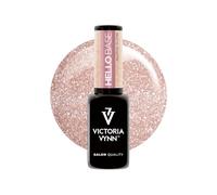 Victoria Vynn HELLO BASE Glitter Reflective Builder Gel Polish Base with Flash Effect, 8 ml - Aloha Glow