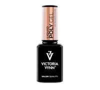 Victoria Vynn Liquid Poly Gel 15 ml UV/LED - Acrylic Strength & Gel Lightness | Self-Levelling Builder Gel in a Bottle for Nail Extensions - 05 Silver Haze