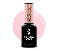 Victoria Vynn Liquid Poly Gel 15 ml UV/LED - Acrylic Strength & Gel Lightness | Self-Levelling Builder Gel in a Bottle for Nail Extensions - 03 Pink Fog