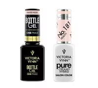 Victoria Vynn Nude Set: Pure Cream Hybrid & UV LED Nail Extension - 2x8 & 15 ml Nail Polishes