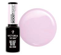 Victoria Vynn Vitamin BOOST BASE - Gel Polish Base Coat with Fibreglass, Calcium & Vitamins E+B5 - Strengthening & Long-Lasting - Rosell 8ml