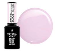 Victoria Vynn Vitamin BOOST BASE - Gel Polish Base Coat with Fibreglass, Calcium & Vitamins E+B5 - Strengthening & Long-Lasting - Rosell 15ml