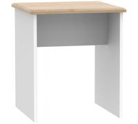 Victoria White and Riviera Oak Lamp Table