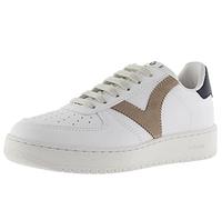 Victoria Madrid Unisex Low Top Trainers Leather Effect & Contrast Coloured Parts 1258201 for Adults, Cuarzo, 6 UK