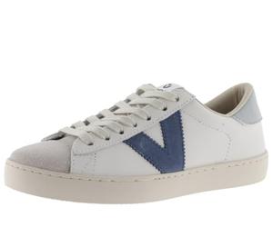 victoria Women's Berlin Piel& Serraje Sneaker, AZUL, 7 UK