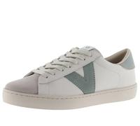 Victoria Women's Berlin PIEL& Serraje Sneaker, Jade, 2 UK