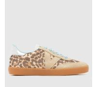 victoria Women's Berlin Trainers in Brown & Beige, Leopard Print, Leather, Size: 6 UK 6 (EU 39)
