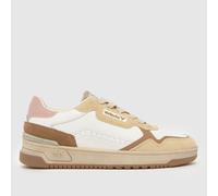 victoria Women's C80 Trainers in Beige & Brown, Leather/Suede, Size: 8 UK 8