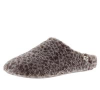Victoria Women's Norte Pelo Animal Print Slipper, Taupe, 1 UK